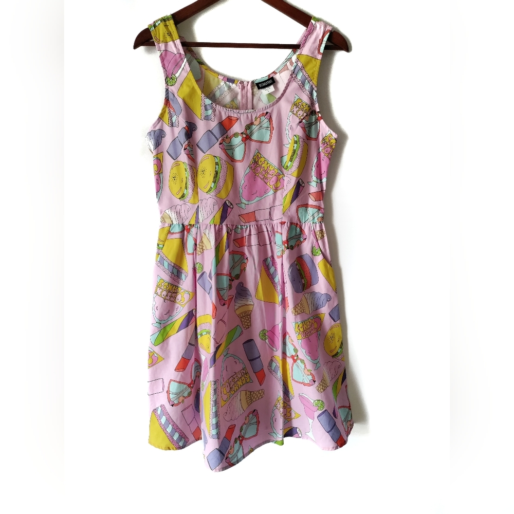 Retrolicious Pink Hamburger Dress L